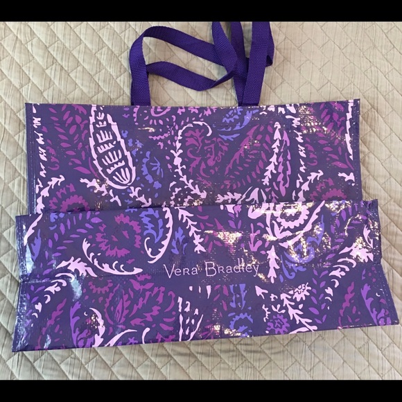 Vera Bradley Shopping Bags Bundle Set of 3 - Picture 5 of 6